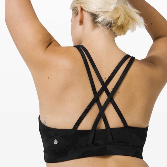 lululemon athletica Other - Lululemon Energy Bra *Medium Support, B–D Cup Heritage 365 Camo Deep Coal Multi